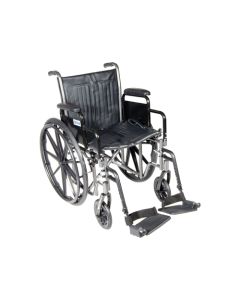 Wheelchair Econ Rem Desk Arms 18  w/SF   Dual Axle K1/K2